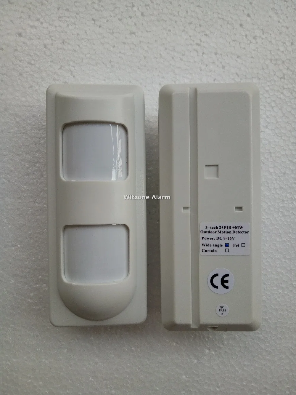 Outdoor Wired Wide Angle Lens PIR Sensor Dual PIR+MW Motion Detector