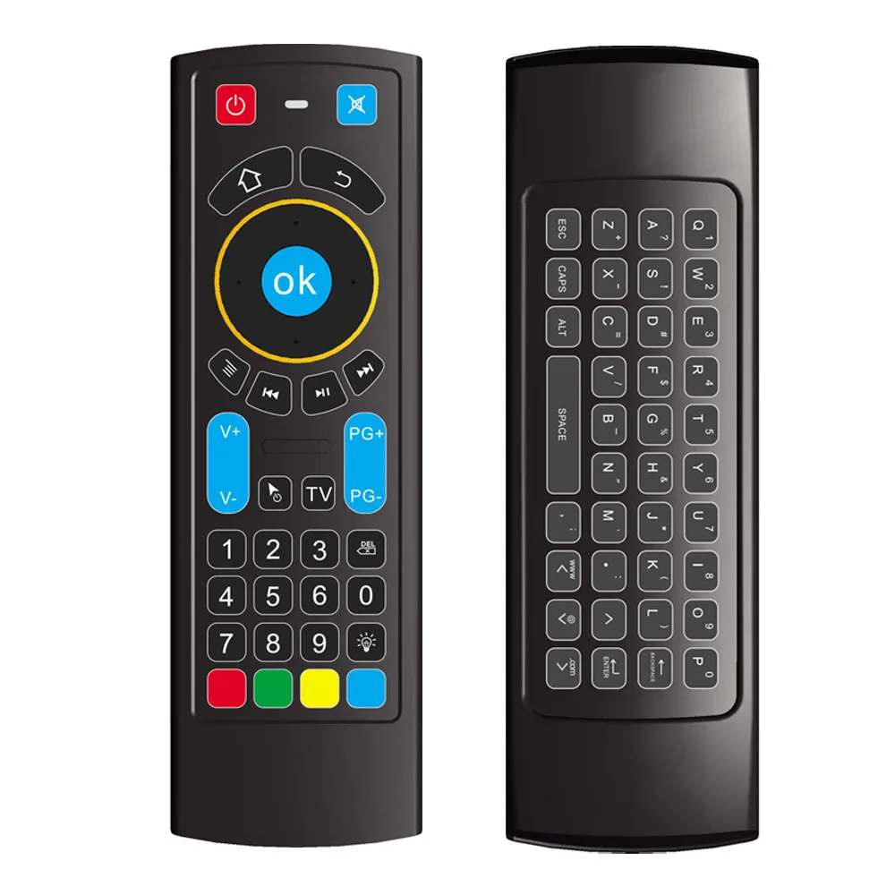 Беспроводная мини-клавиатура с пультом дистанционного управления 2,4G Air mouse IR Learning Bluetooth 3,0 для Amazon Fire tv Android tv Box телеприставка