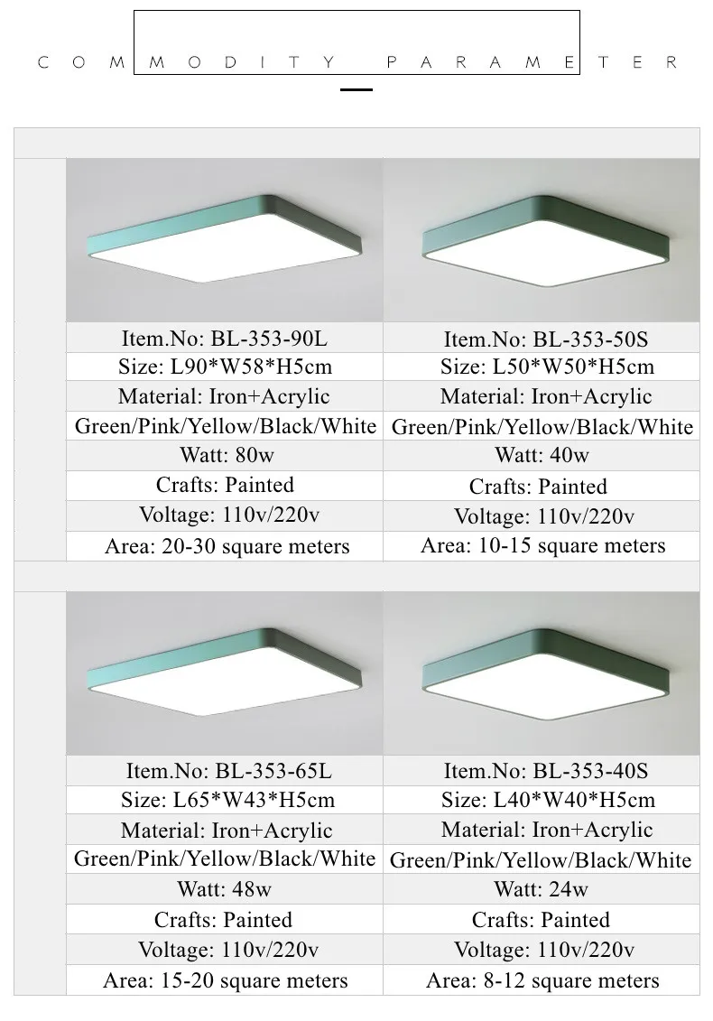 modern led chandelier ceiling lamp fixture 8