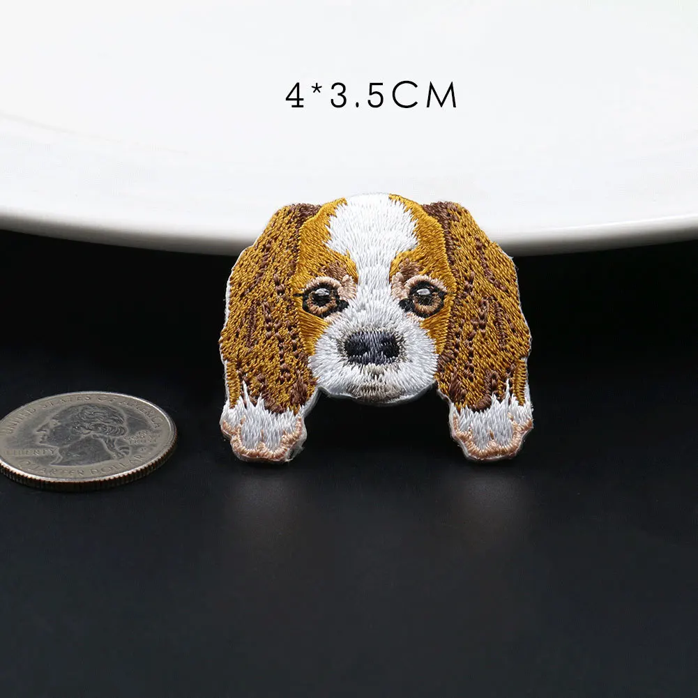 1Pcs New Chihuahua Shiba Dog Husky Patch for Woman Clothing Backpack Decoration Small Applique Iron on Embroidery Patches Badges