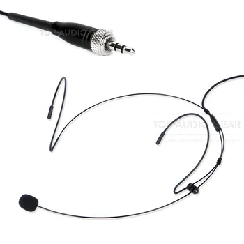 

Free Shipping 3.5mm Stereo Jack Plug Screw Lock Headworn Headset Microphone For SENNHEISER Wireless EW 152 172 G3 G 3 BodyPack