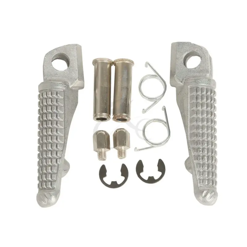 Footrest Foot Pegs Front For Kawasaki Ninja ZX6R ZX10R ER6F EX650 ER6N