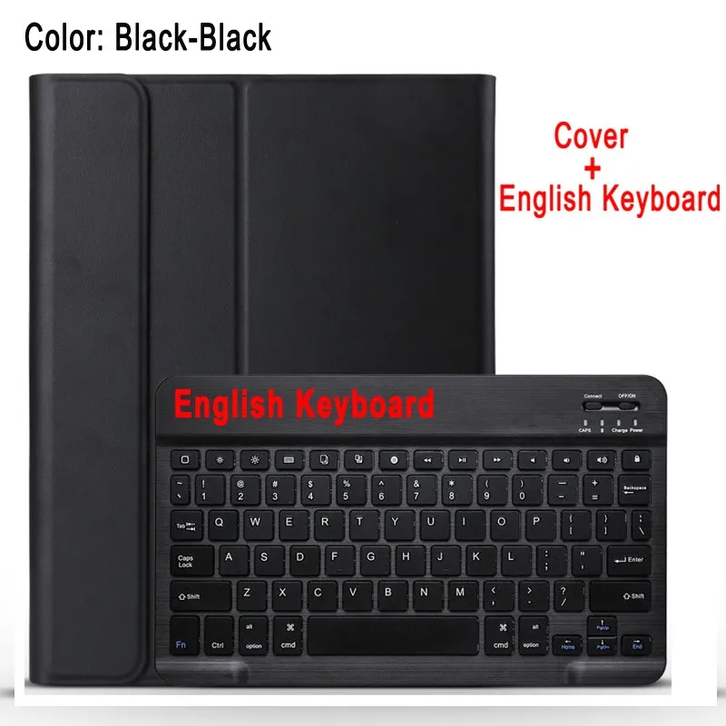 Case Keyboard For Huawei Mediapad M6 10.8 Tablet Slim Smart Leather Case for Huawei M6 10.8 Keyboard Cover+ Gift Film Pen - Цвет: English Keyboard