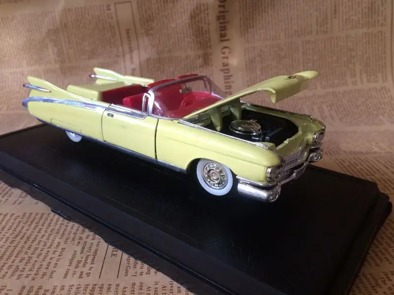 Редкая литая под давлением игрушечная модель 1:32 Signature Cadillac 1959 Biarritz GTS 350 винтажная Игрушечная модель автомобиля для мальчика подарок, украшение, коллекция