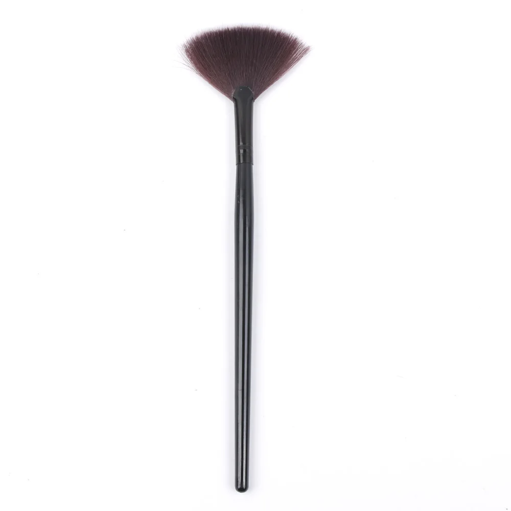 

Beauty Slim Fan Shaped Powder Concealer Blending Foundation Makeup Brush Natural Tools