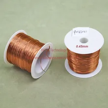 100 г/лот) полиуретановая эмалированная медная проволока диаметром 0,45 мм лакированная медная проволока s QA-1/155 2UEW провод для трансформатора перемычки