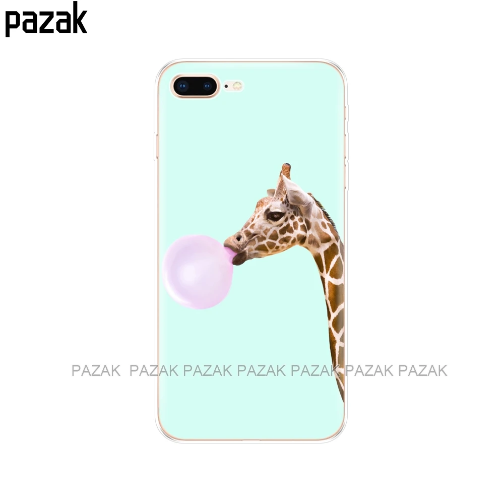 Мягкий силиконовый чехол для iphone 7, 8 plus, чехол s, чехол для телефона Apple, 7, 8 plus, сумка, Funda, coque etui, бампер с рисунком, pop - Цвет: 34343