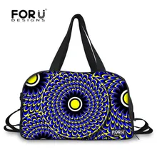 FORUDESIGNS/сумки для фитнеса в стиле ретро с 3D принтом для женщин и мужчин; Тканевая обувь для хранения; спортивные сумки для поезда; сумки на плечо