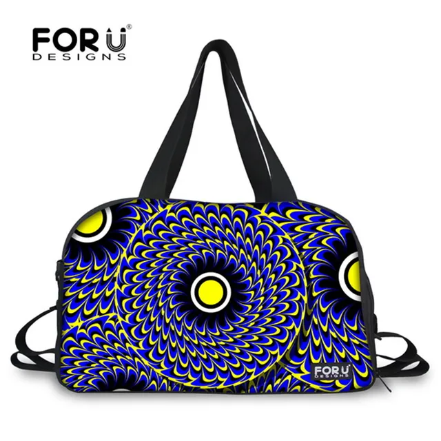 Us 29 89 35 Off Forudesigns 3d Printing Retro Pattern Fitness Gym Bags For Women Men Storage Cloth Shoes Sport Train Shoulder Tote In