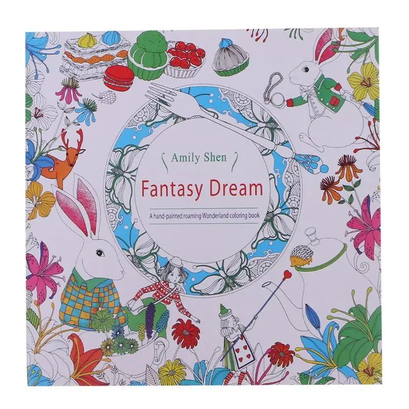 Книга Алиса в стране чудес для взрослых от Amily Shen An Inky Treasure Hunt| |