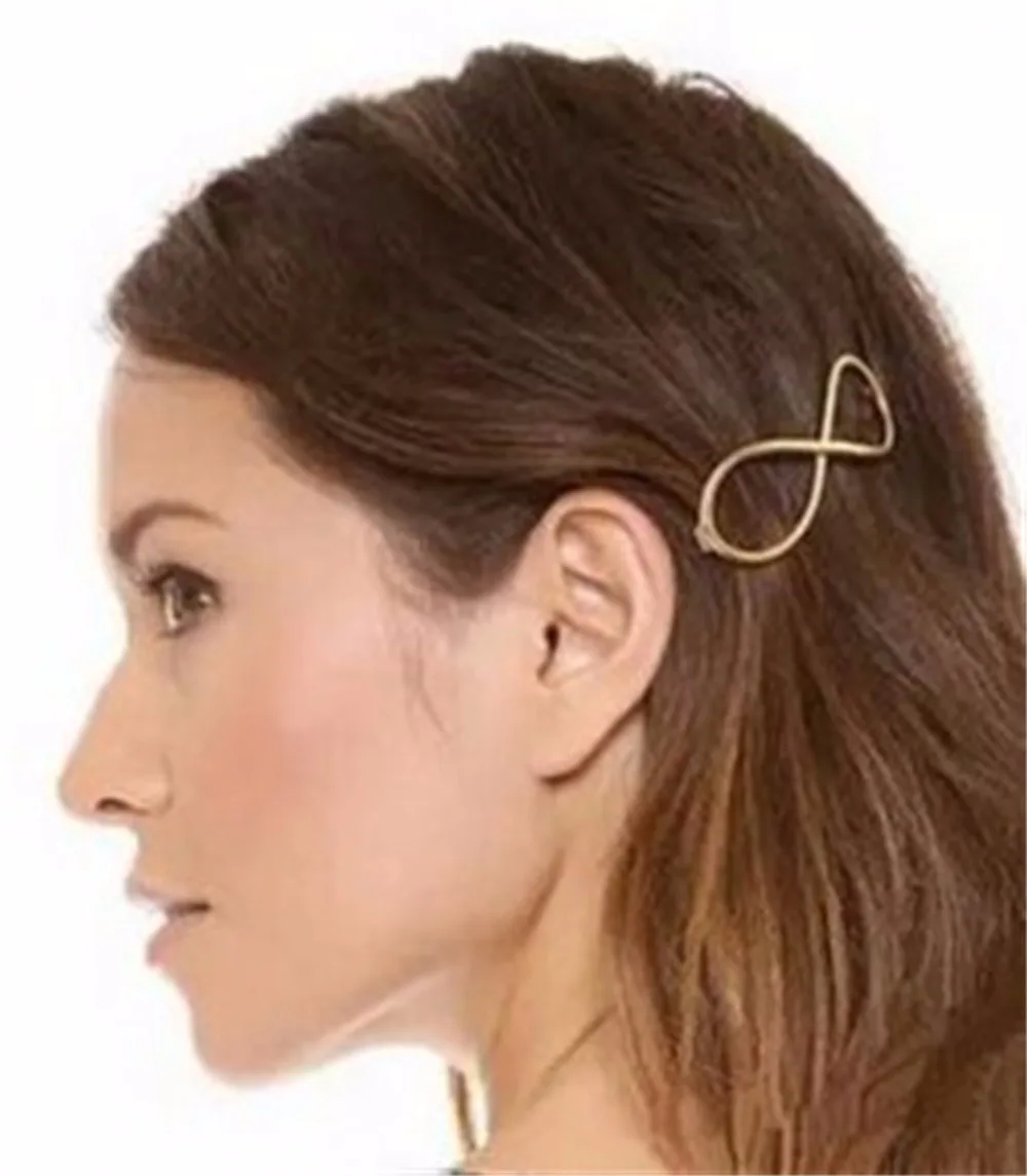 

t50 Best Deal new fashion infinite gold Barrette Hairpin Headband hair clip for the perfect gift women 1 pc