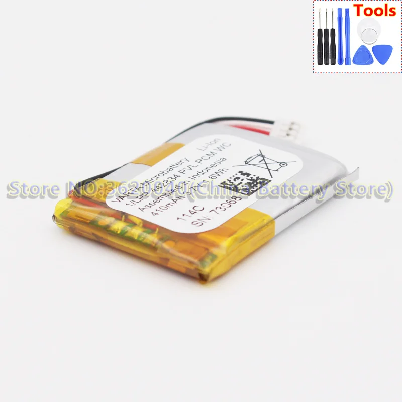 GND 410mAh/442834 WH LPP PVL PCM WC Сменный аккумулятор для VARTA Micro Батарея Встроенная литий