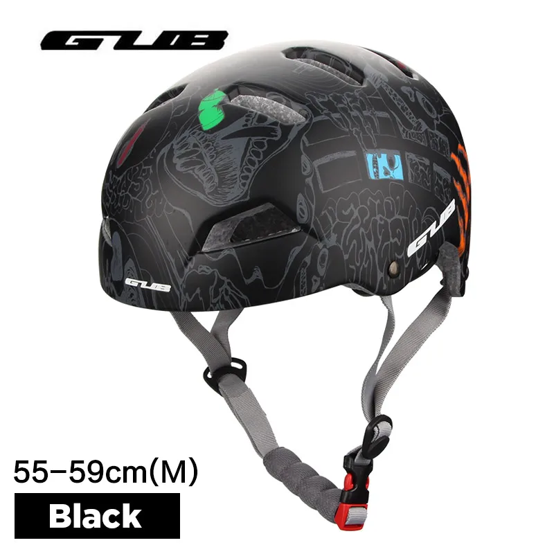 

GUB Bicycle Helmet Men Black Ultralight Sport Helmet With Visor Breathable Road Mountain MTB Outdoor Bike Helmet 55-59CM 56-61CM