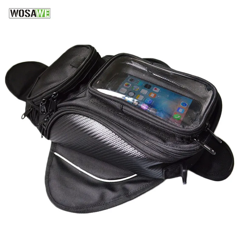 Goedkoop Magnetische Motorcycle Tank Tas Waterdichte Motor Zadeltas Enkele Schoudertas Rugzak Bagage Telefoon Case Voor IPhone Xiaomi