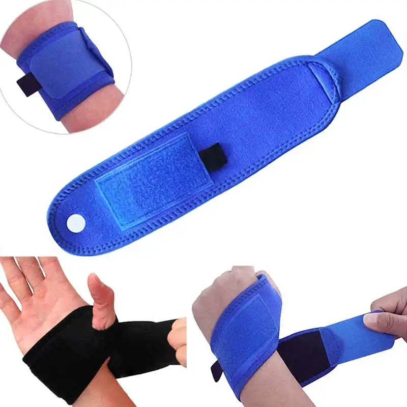 Buy Polyester Wrist Guard Band Brace Support Gym Strap Carpal Tunnel