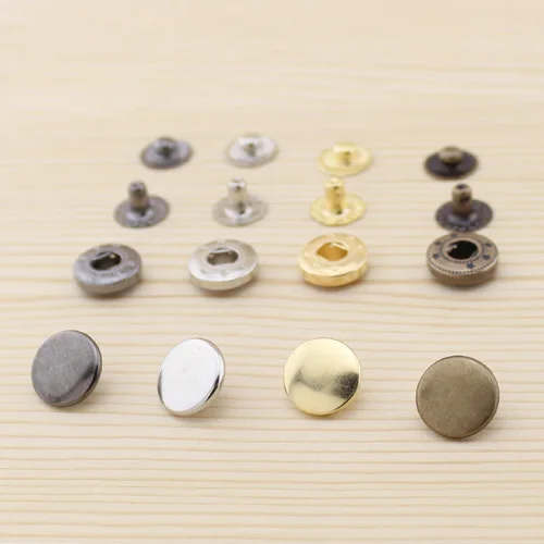 

4 colors Round copper snap button diameter 12MM down jacket Patchwork DIY bag accessories 20 set/lo