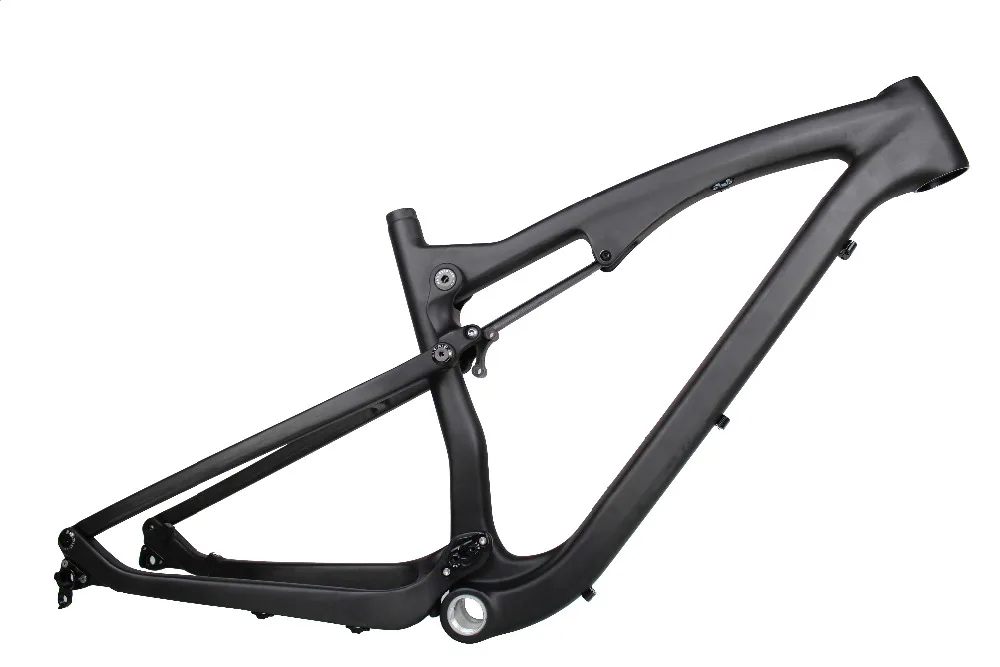 carbon fiber full suspension mountain bike