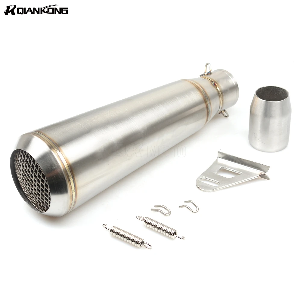 Laser mark logo motorcycle modified muffler exhaust pipe For Honda CBR600 CBR 600 F2 F3 F4 F4i CBR1000RR/SP MSX PCX HORNET CB400