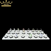 Ювелирные изделия дисплей белый из искусственной кожи часы стенд держатель браслет стойки ювелирных изделий шоу Чехол Органайзер чехол