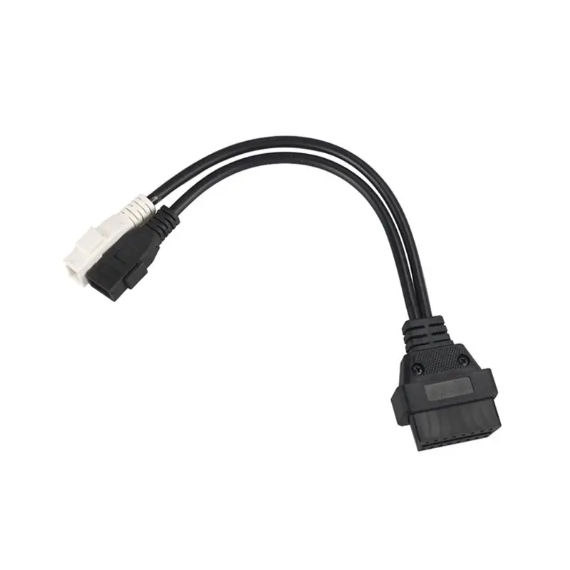 Для VAG COM KKL 2P + разъем OBD OBDII для Audi 2x2 к OBD2 16 контактный гнездовой диагностический