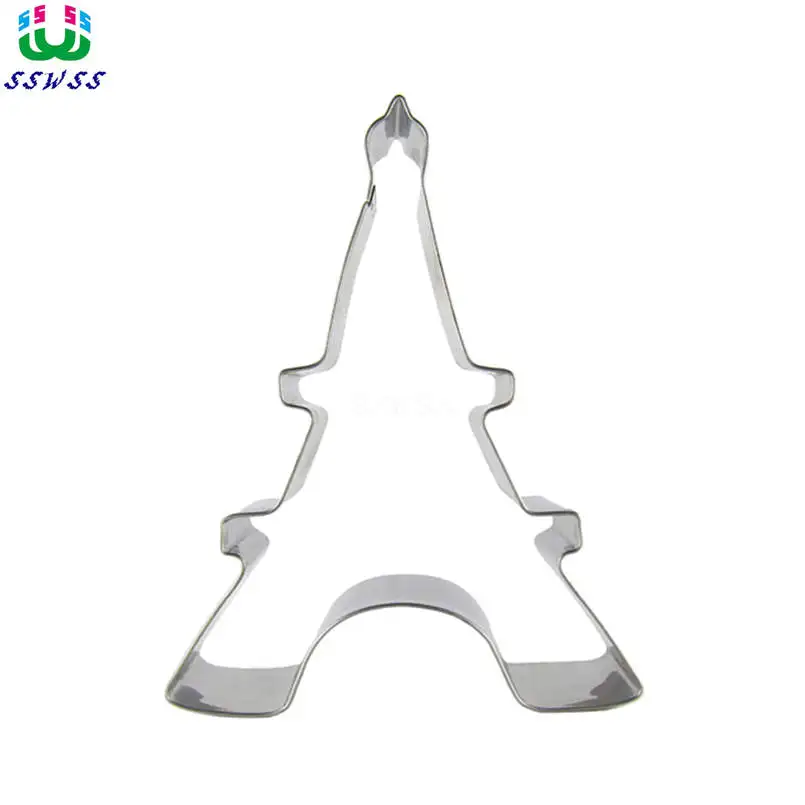 

Direct Selling,Exquisite Large Iron Tower Shape Cake Decorating Fondant Cutters Tools,Architecture Cookie Biscuit Baking Molds