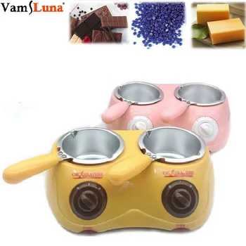 Wax Heater & Chocolate Melter Electric Warming Fondue Set Automatic Temperature Control With Removable Pot - Candy Melting Pot