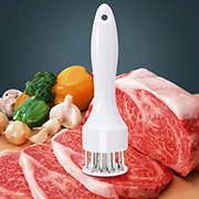 Кухня нержавеющая сталь 21 булавки длинная ручка Свободные мясо, нежное мясо устройства 19*5,5 см