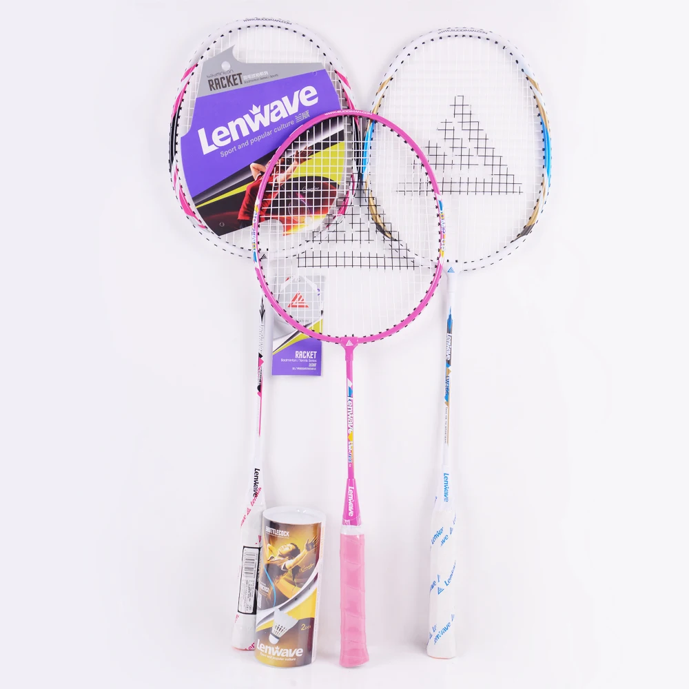 Family Packages 3PCS Badminton Rackets Best Price Lenwave Brand Sports