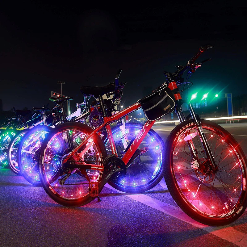 

Bike Wheel Spoke Backpack LED Light Lamp Safe Ride Bike Decoration
