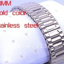 20 шт./лот, 18 мм, нержавеющая сталь, золотой цвет, ремешок для часов, высокое качество, WB1803