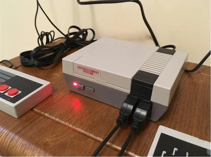 Мини-игровые приставки профессиональная система для NES Встроенная 620 различных детских классических ТВ-видеоигр с DualControl