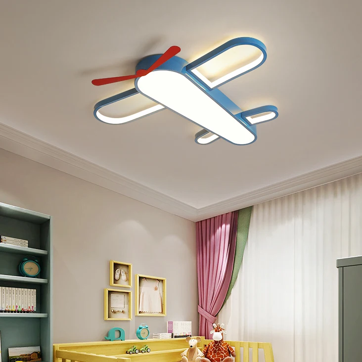 

Modern aircraft ceiling light creative LED lamp for kid room children bedroom study room Kindergarten light fixture decorative
