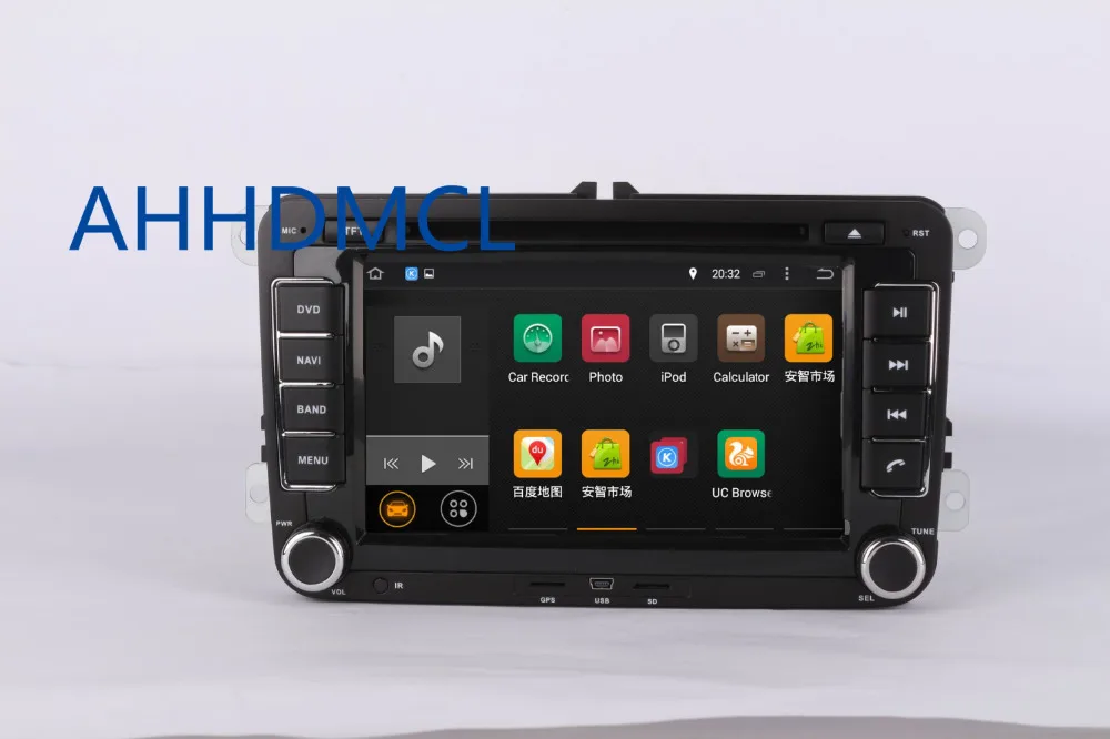 Top AHHDMCL Car Multimedia Player Stereo DVD Android 9.0 Navigation For Skoda Octavia II III Fabia 2005 ~ 2010 Superb 2005 ~ 2009 5