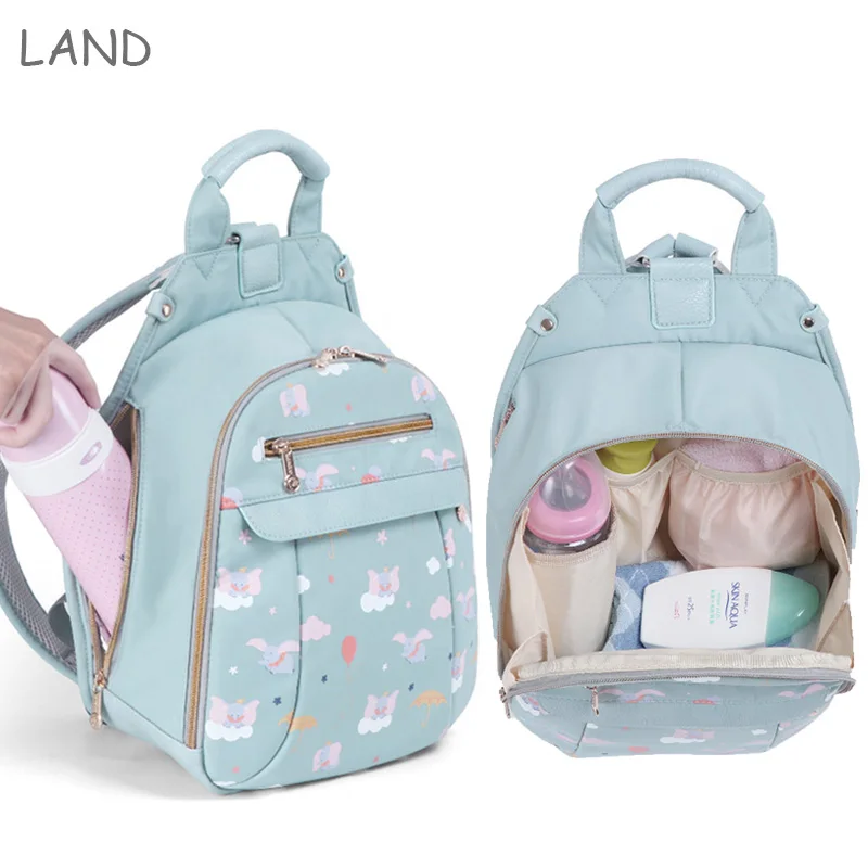 LAND Baby сумки водонепроницаемая сумка для подгузников маленький размер Cartooin Baby рюкзак borsa passeggino мини-сумка