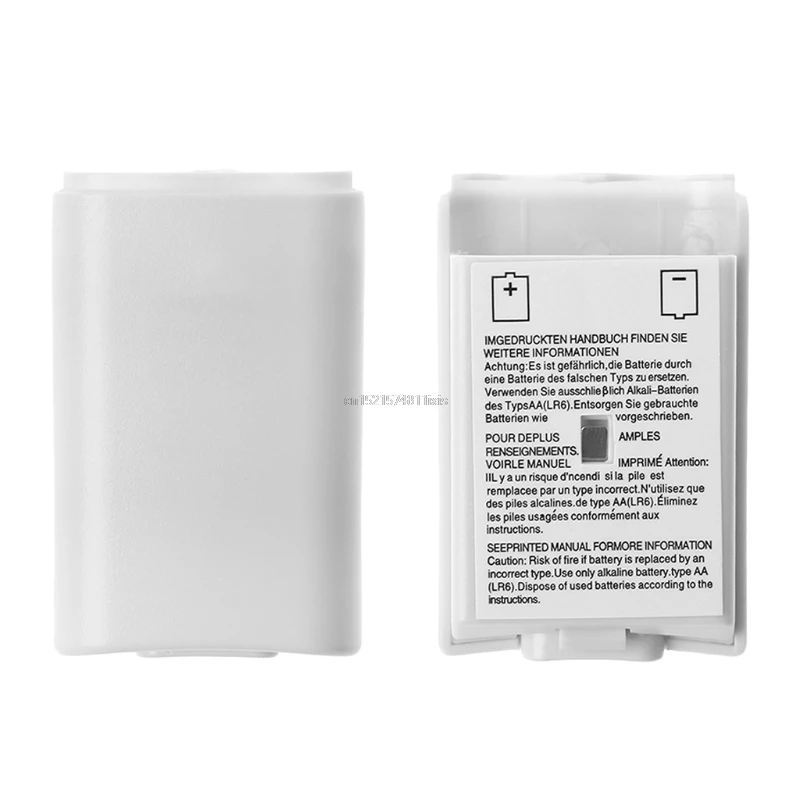 

1PC AA Battery Back Cover Case Shell Pack White For Xbox 360 Wireless Controller