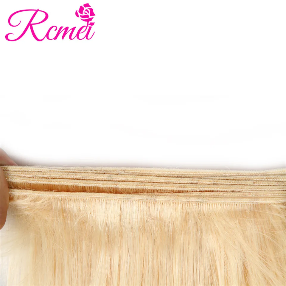 613 блонд пучок s с фронтальным закрытием бразильские прямые волосы блонд пучок волос 4 шт предложение 8-30 дюймов длинные волосы ткачество