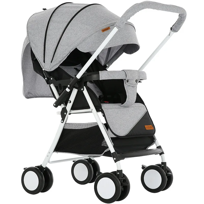 

2018 high quality Baby stroller can sit lie light trolley portable folding newborn children baby push stroller