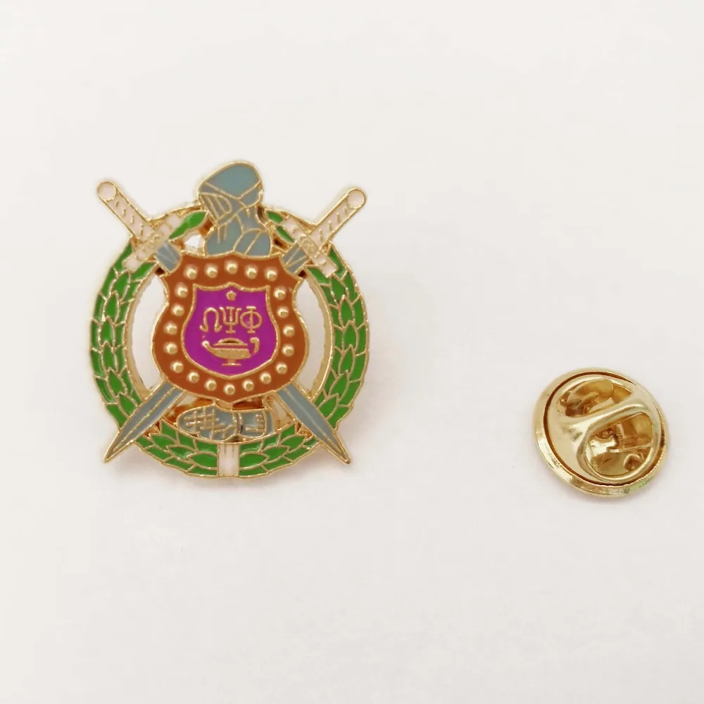 

Omeg Psi Phi divine Fraternity Shield Lapel Pin