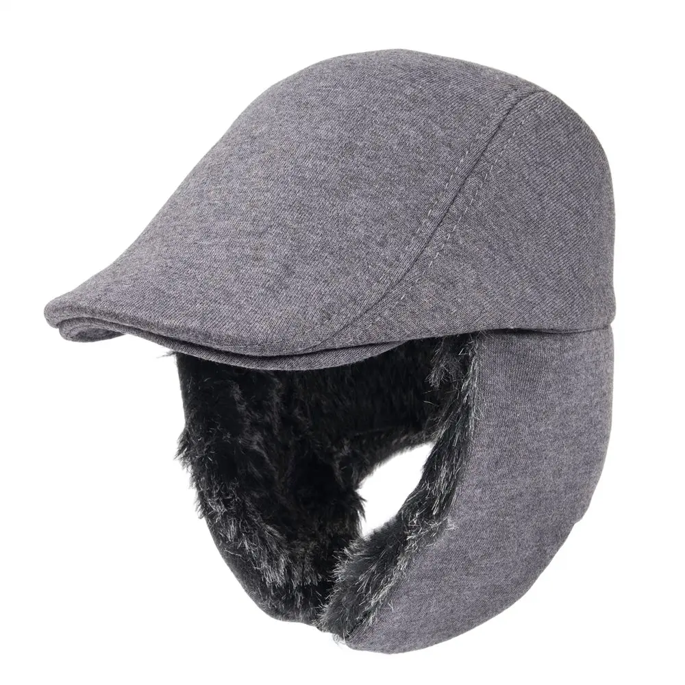mens fur lined hats