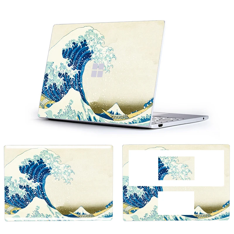 Cena Naklejki na laptopa dla microsoft surface Book 2 13.5 15 13.5 cal drukuj pełna ochrona winylu naklejki obudowa komputera
