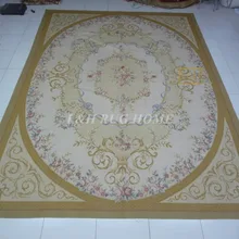 8,2 'x11. 4' французские Aubusson плетеные коврики ручной работы aubusson ковры