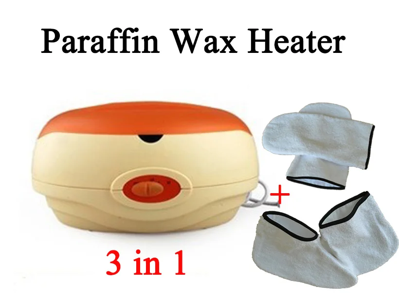 220V Orange Paraffin Wax Heater Set 2700ml/g Paraffin Waxing Warmer