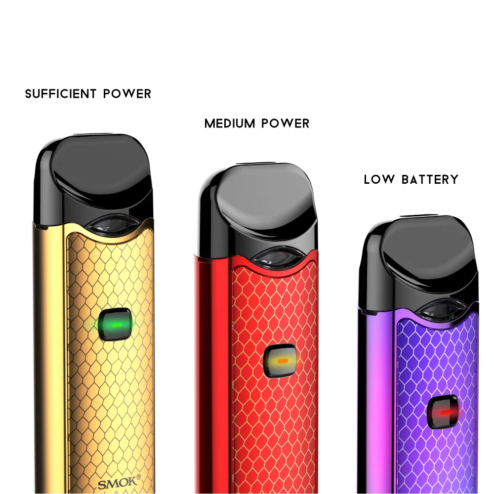 Оригинальный набор Smok Nord Pod vape с картриджем 1100 мАч и 3 мл сетчатая катушка