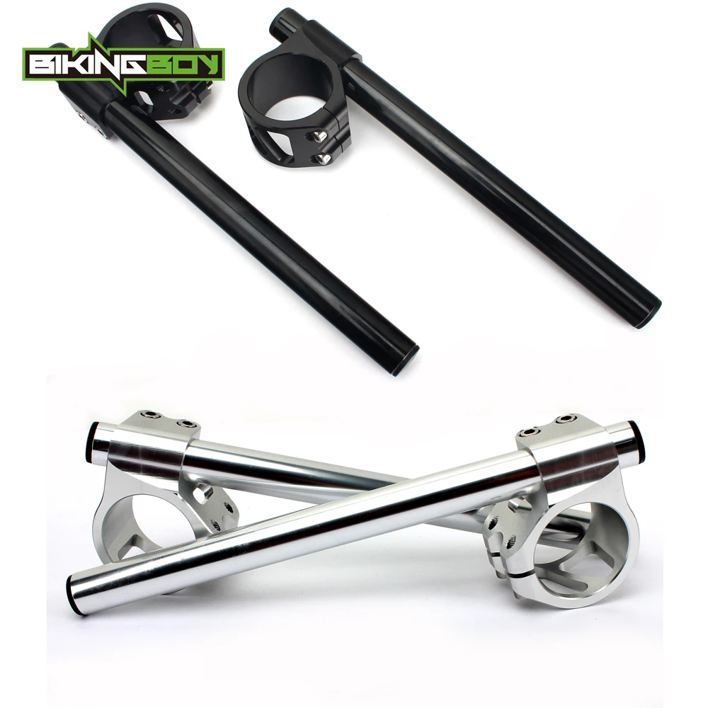 

50mm Billet Clip On Ons Handlebars Handle Bars for SUZUKI RGV 250 GSXR 600 750 1000 1100 1300 HAYABUSA 92-15 TL 1000 R S 97-03