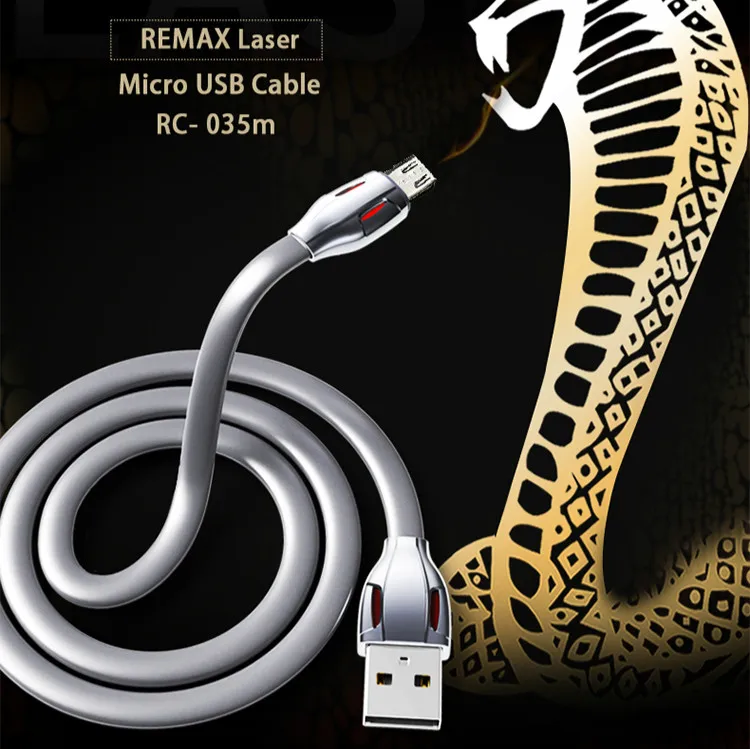 

REMAX Micro USB IOS Data Charging Cable with Led Lighting Indicator Data Transfer Charging for Samsung Cable for Iphone 7 8 Plus