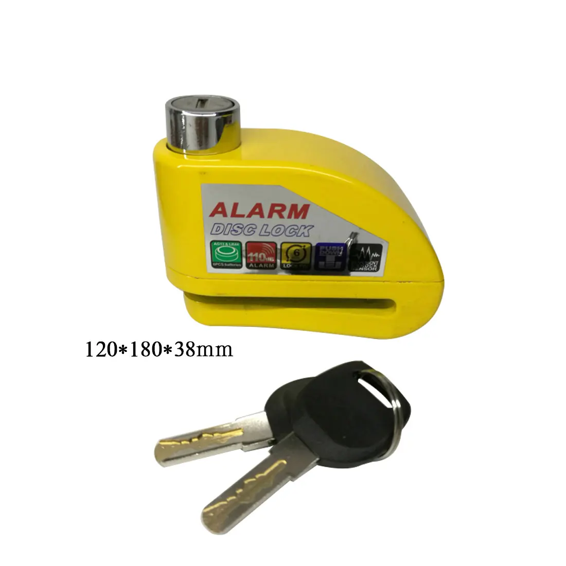Alloy Copper Stainless Steel Motorcycle Scooter Bicycle Disc Brake Lock Security Anti-theft Alarm Lock Alloy Copper Stainless Steel Motorcycle Scooter Bicycle Disc Brake Lock Security Anti-theft Alarm Lock