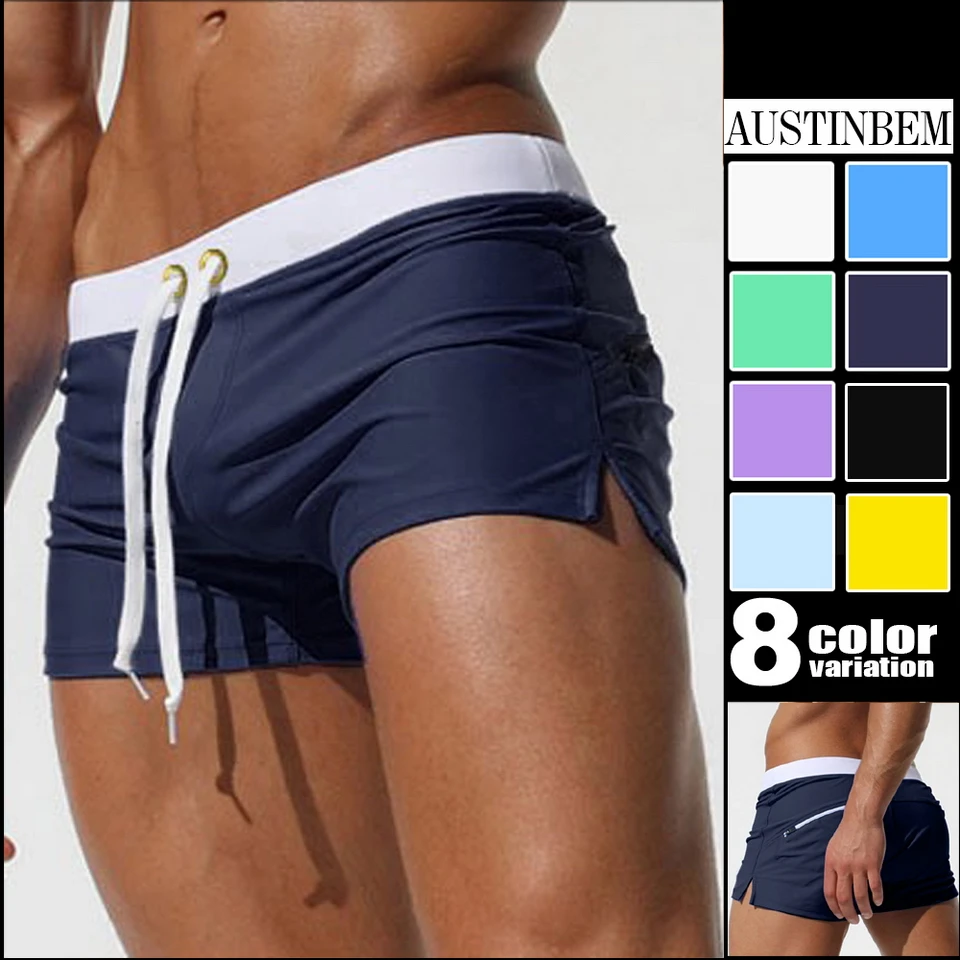 Men Swimwear Trunks Mens Swimming Shorts Men Swimsuits Surf Men Swim