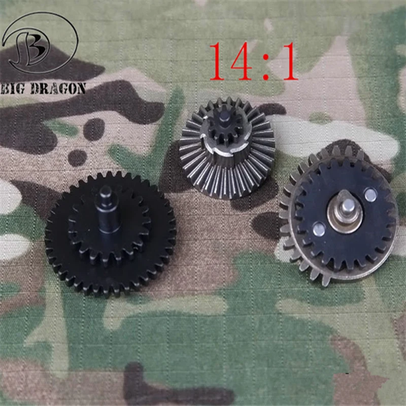 Военная Униформа усиления действия тип интегрированных вал Шестерни 13:1 14:1 16:1 18:1 комплект Принадлежности для охоты для AEG Airsoft Шестерни коробка