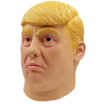

Free Shipping Eco-friendly Latex Human Face Masks Donald Trump Mask Costume For 2016 America Presidential Election Campaign Vote