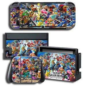 0084 Skin Защитная крышка наклейка виниловая кожа Наклейка для nintendo Switch NS консоль+ контроллер+ подставка держатель Smash Brothers наклейка - Цвет: 0084 Skin